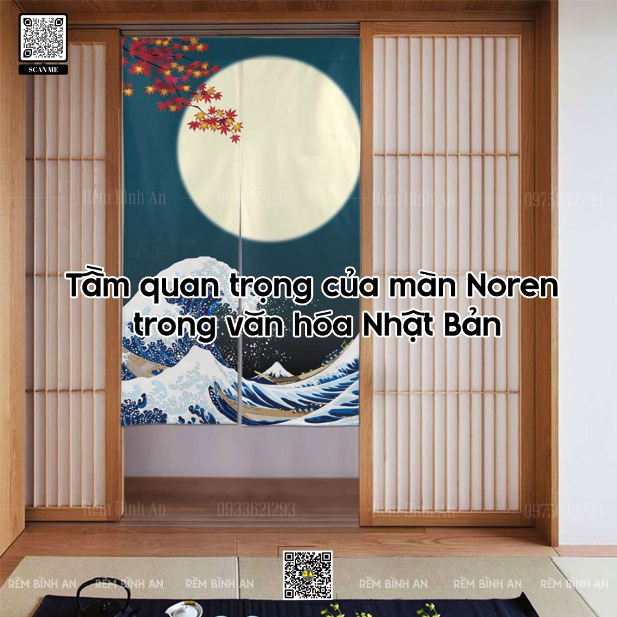 Tầm quan trọng của màn Noren trong văn hóa Nhật Bản