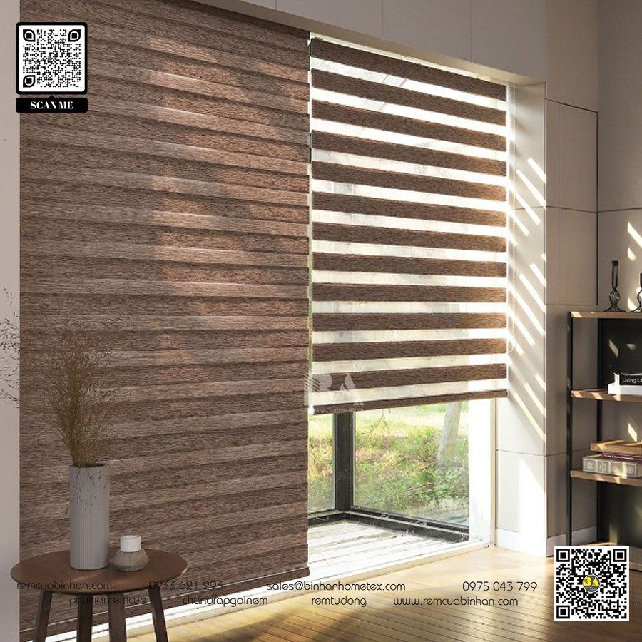 Tạo vẻ tinh tế và sang trọng cho phòng khách với rèm cầu vồng