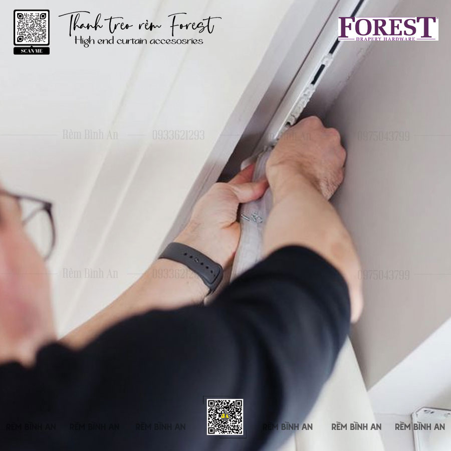 Thanh Ray Rèm FOREST KS – Sự Lựa Chọn Cho Dự Án Cao Cấp