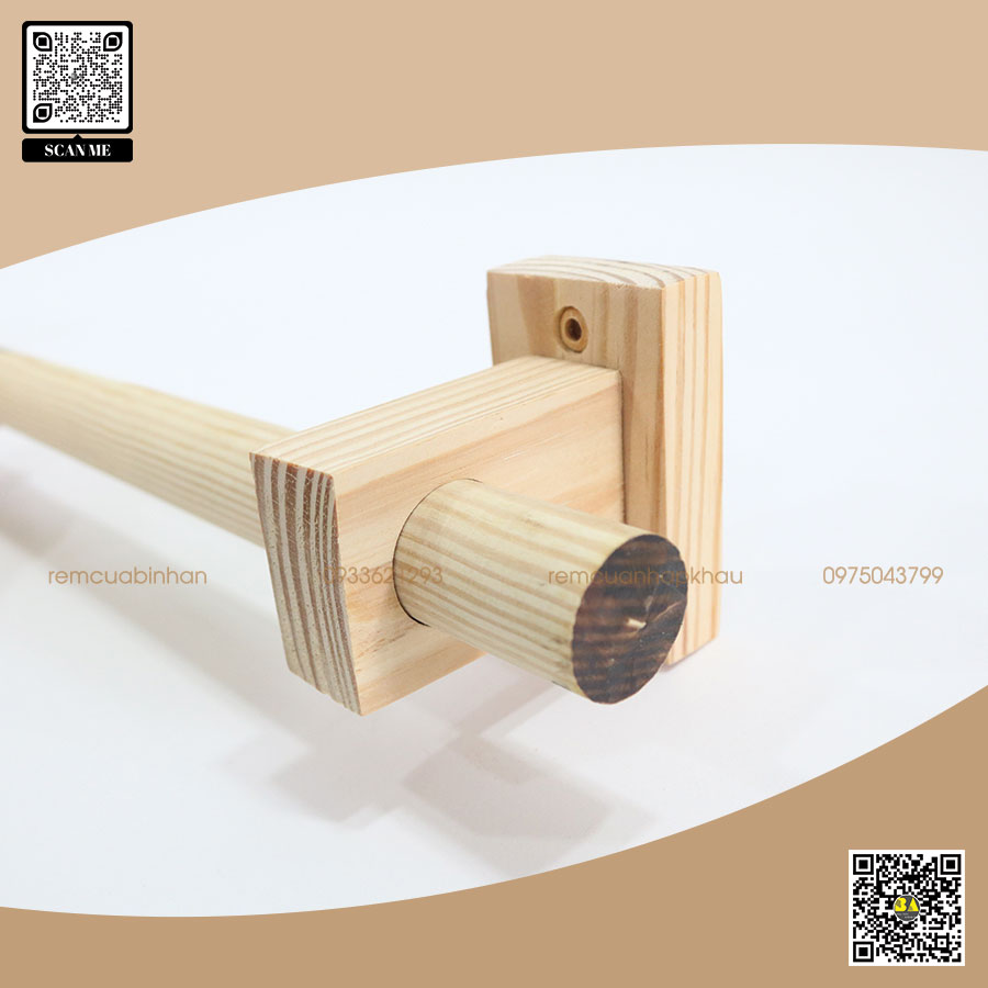 Thanh Treo Rèm Bằng Gỗ Tự Nhiên: Sự Kết Hợp Hoàn Hảo Giữa Thẩm Mỹ và Tính Năng