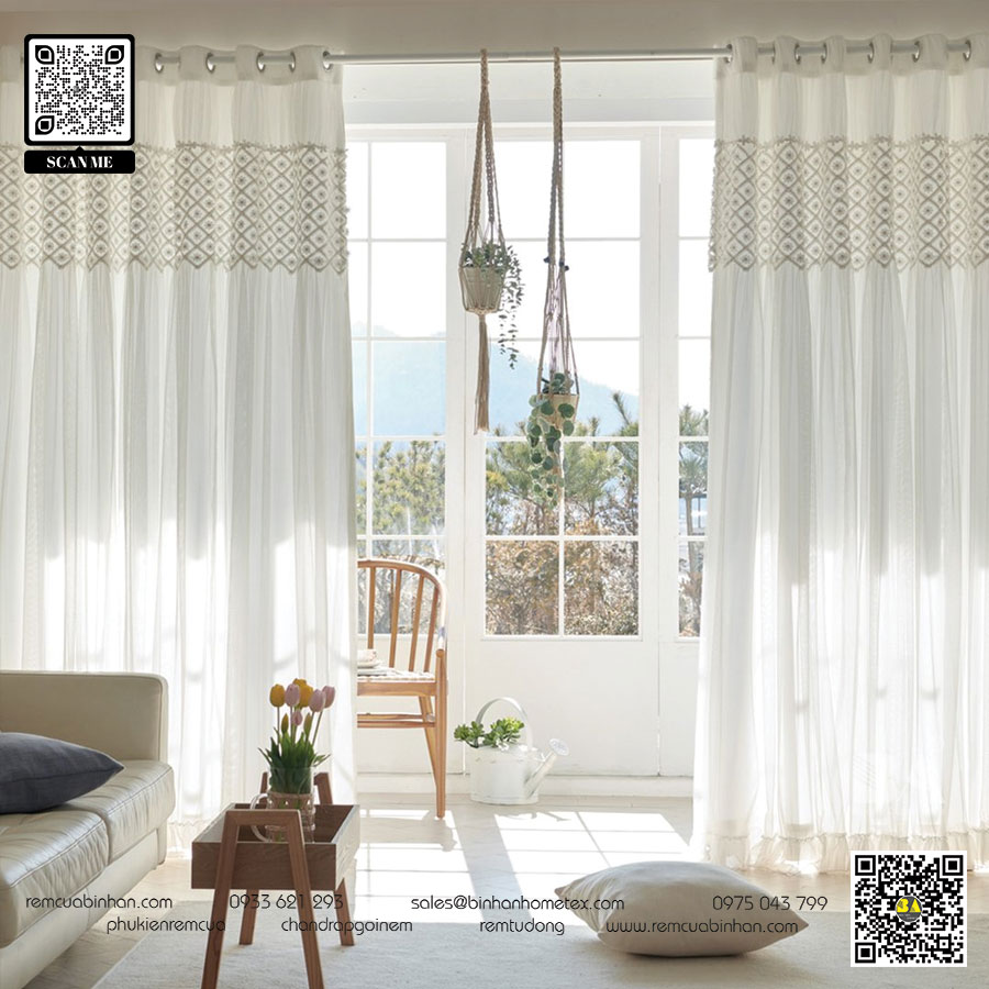 Thiết kế rèm cửa phòng khách độc đáo | Rèm cửa Bình An