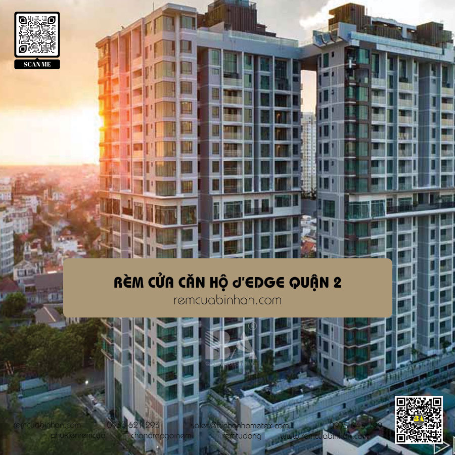 Thiết kế và lắp đặt rèm cửa cho căn hộ d’Edge Thảo Điền