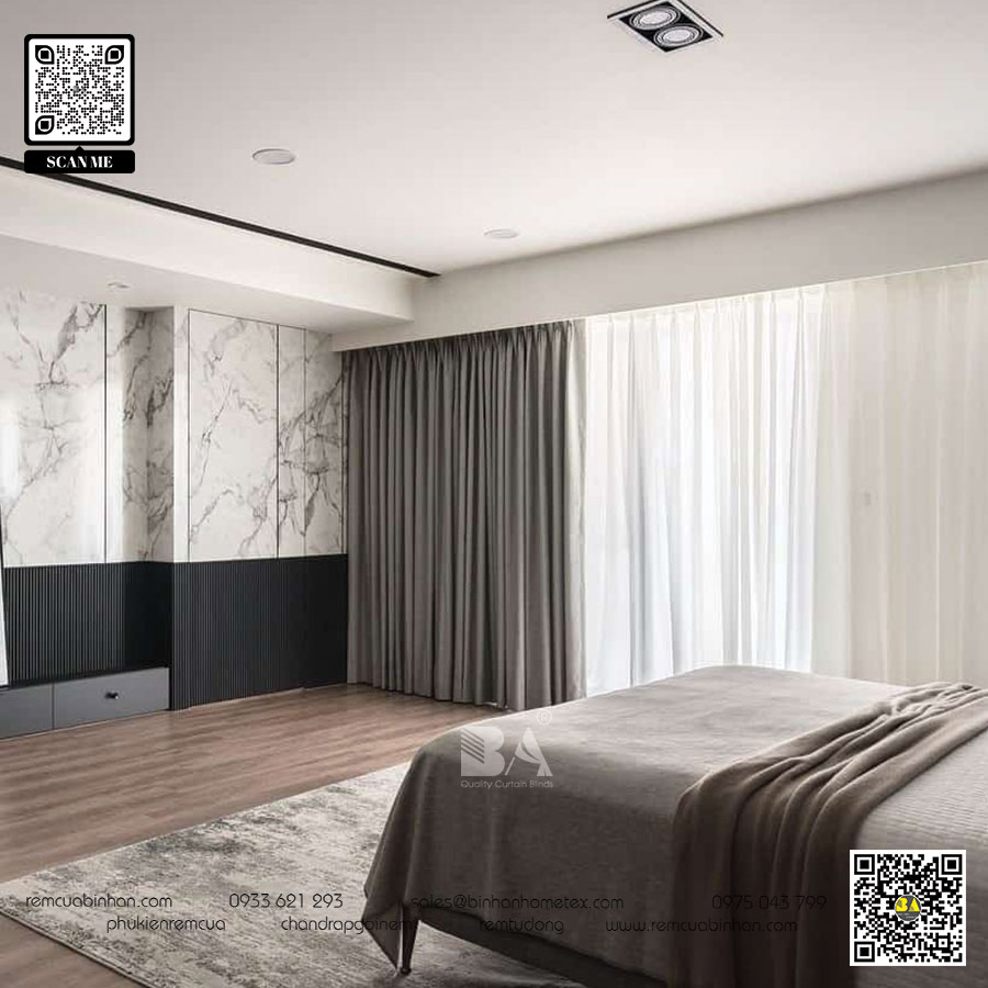 Tiêu chuẩn an toàn lắp đặt rèm hai lớp âm trần thạch cao - Rèm cửa Bình An