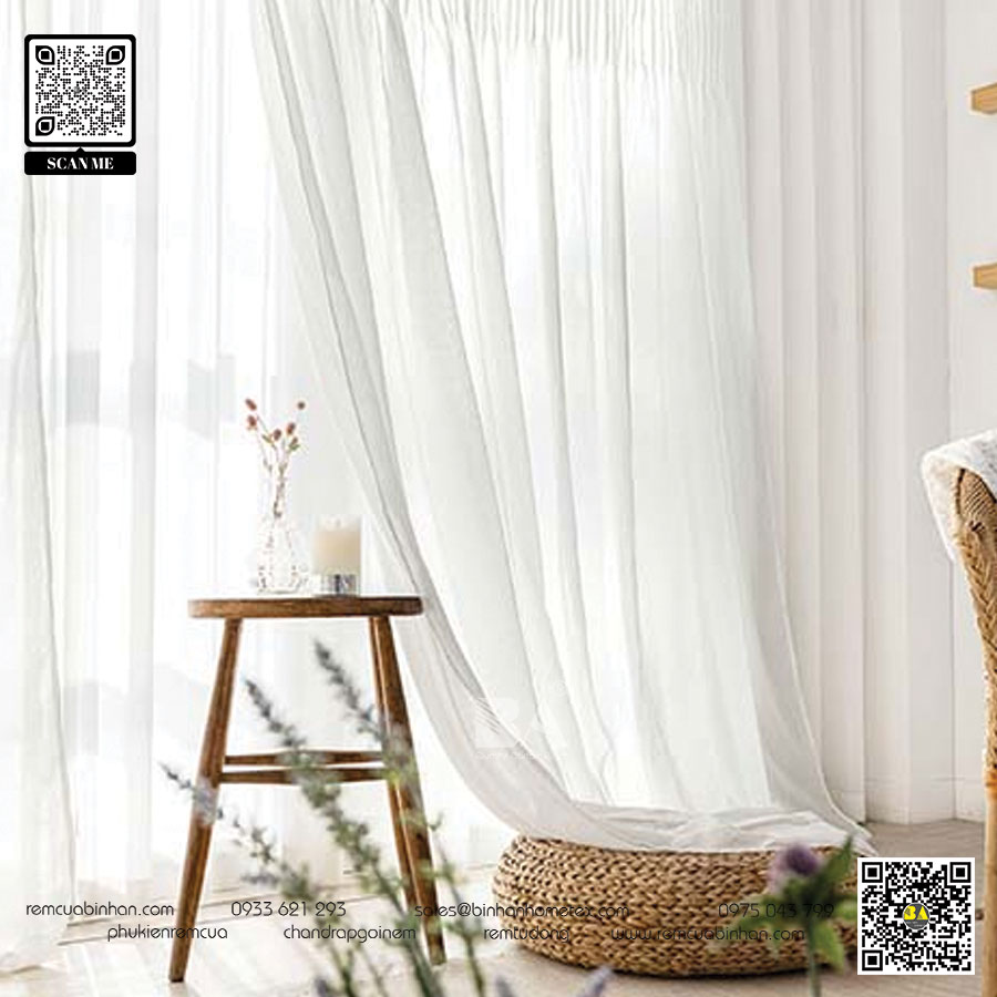 Tìm hiểu về các chất liệu rèm phòng khách phổ biến