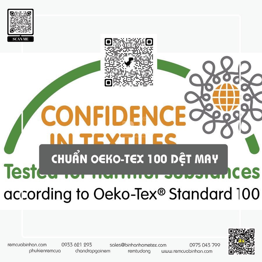 Chuẩn OEKO-TEX 100 - Đảm bảo an toàn cho sản phẩm rèm màn cửa của bạn