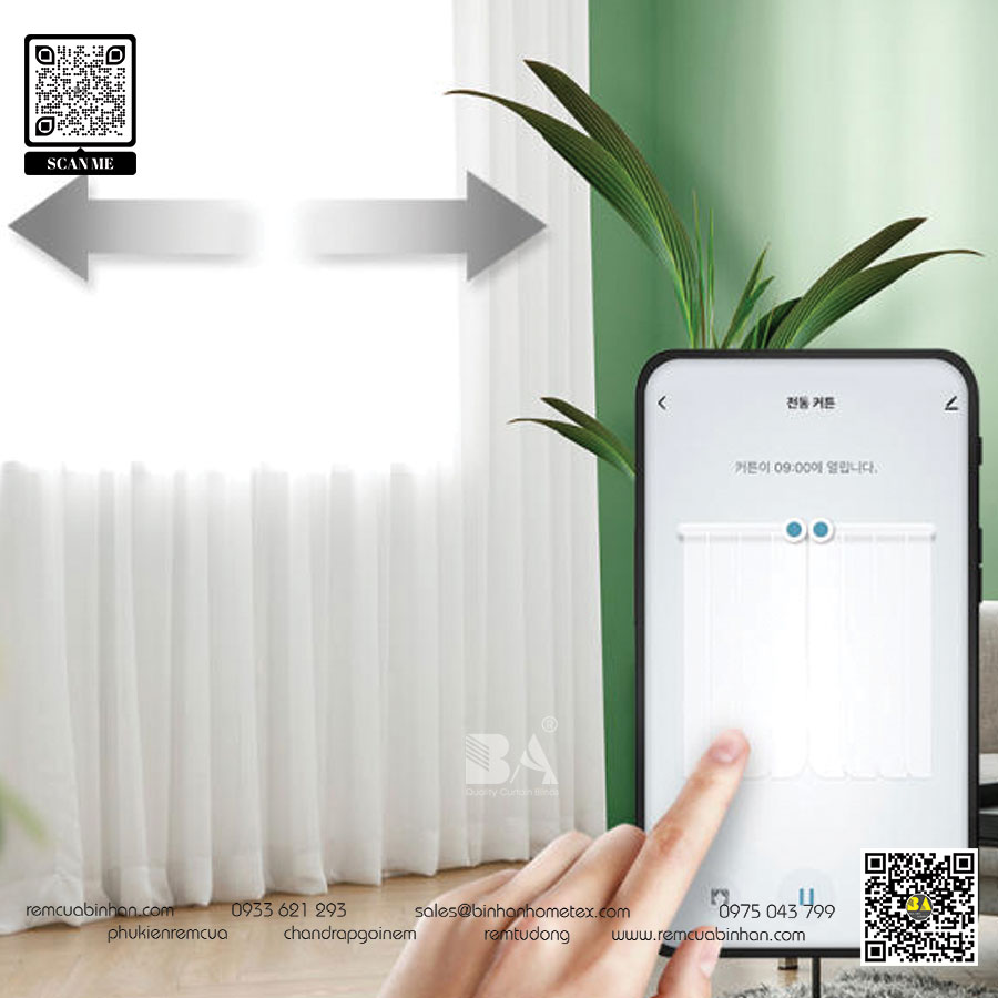 Tính năng thông minh của rèm cửa tự động