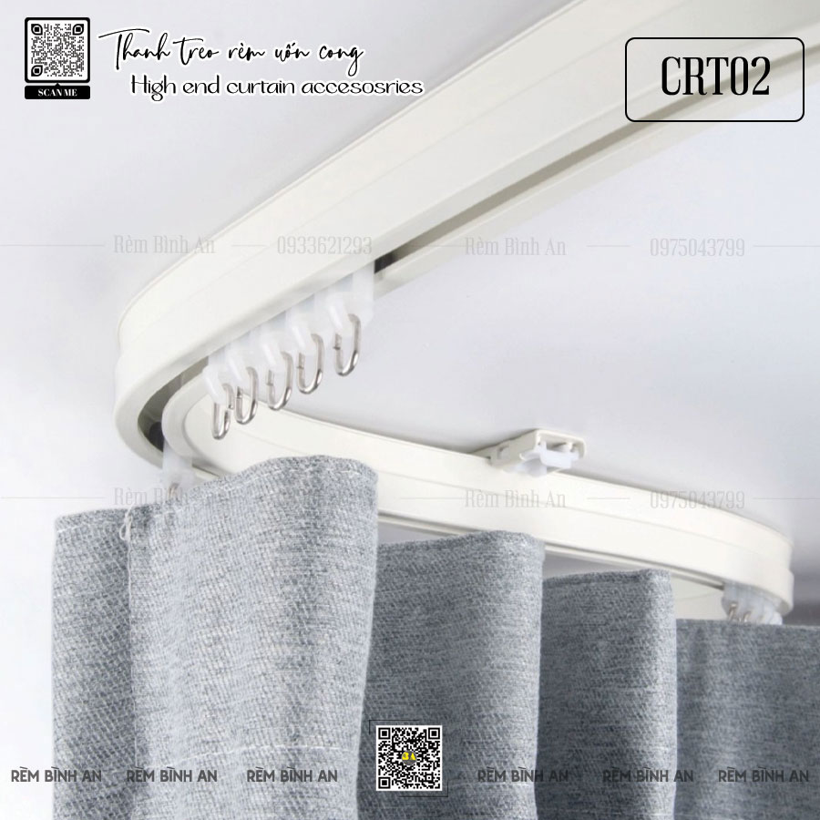 Tối ưu hóa thẩm mỹ cho rèm cửa cong với thanh rèm cửa uốn cong BÌNH AN