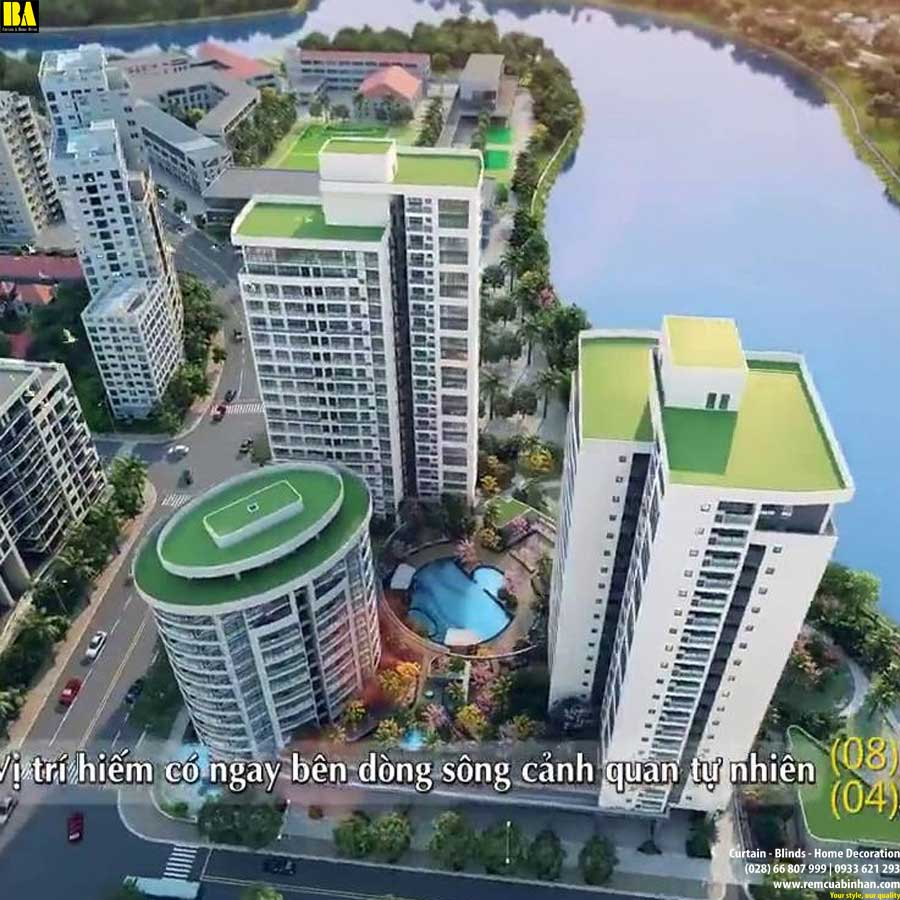 Rèm cửa Chung Cư Riverpark Premier Quận 7 - Đẳng cấp và sang trọng