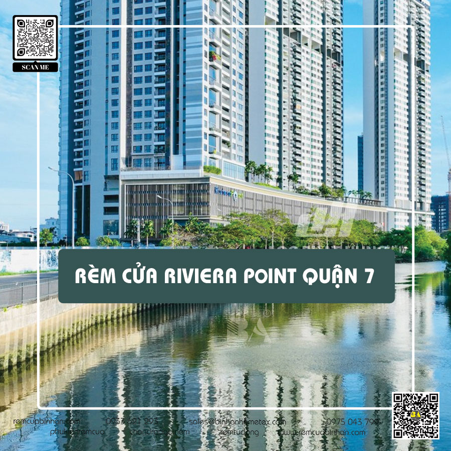 Mẫu rèm cửa chung cư Riviera Point Quận 7 - Rèm Bình An