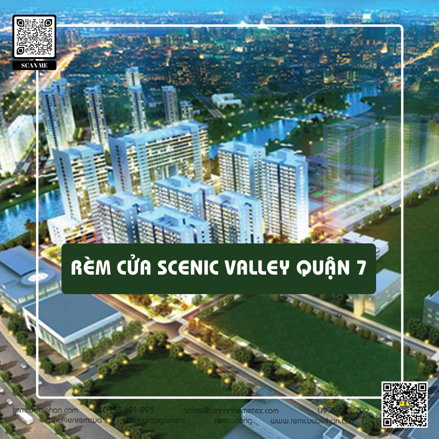 Rèm cửa Scenic Valley Quận 7 - Mẫu mã đa dạng, chất lượng cao tại Rèm Bình An