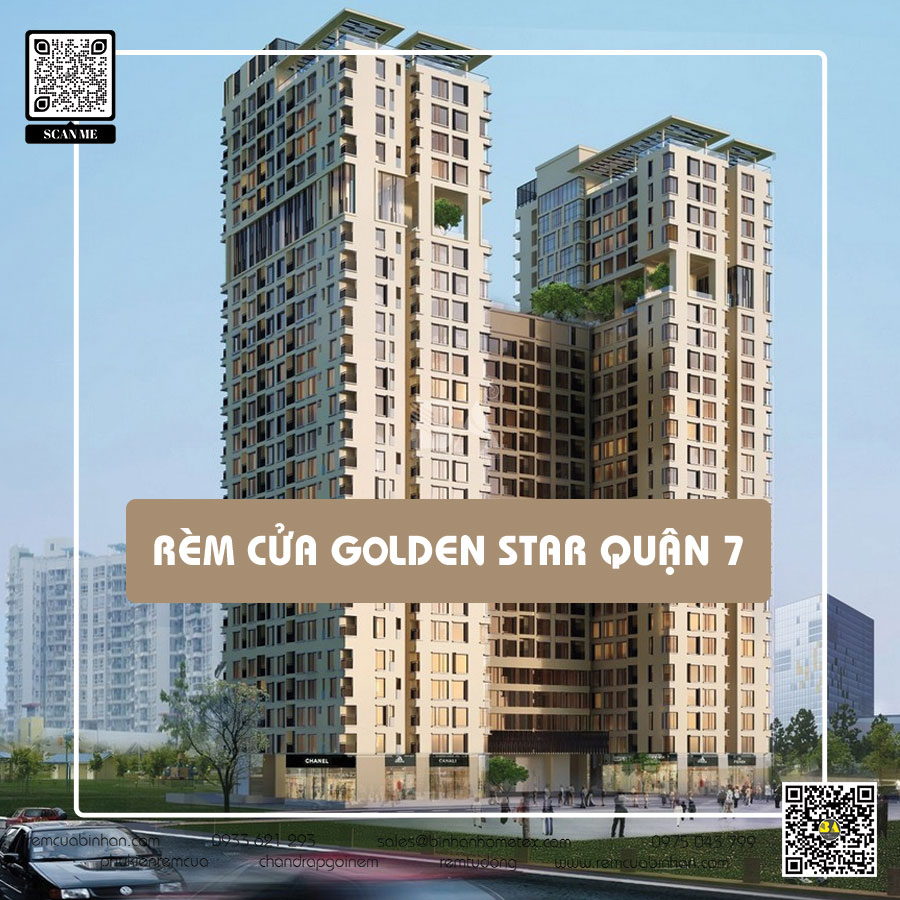 Tổng hợp mẫu rèm cửa Golden Star quận 7 | Rèm Bình An - Đẳng cấp và sang trọng cho không gian sống