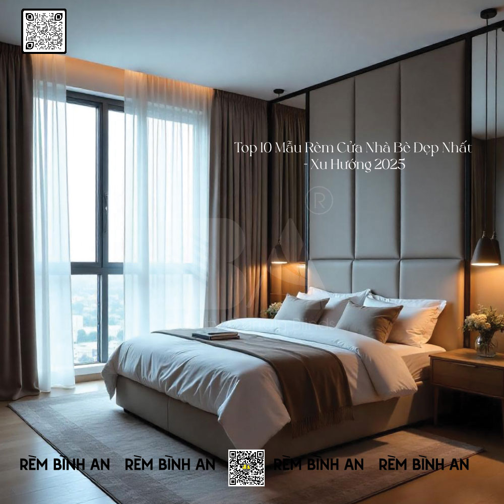 Top 10 Mẫu Rèm Cửa Nhà Bè Đẹp Nhất – Xu Hướng 2025