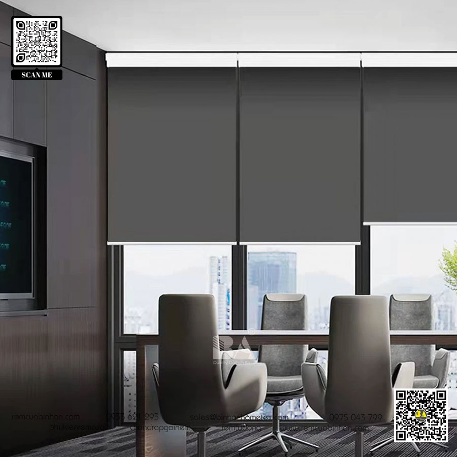Tìm hiểu về 8 loại rèm cuốn văn phòng phổ biến hiện nay