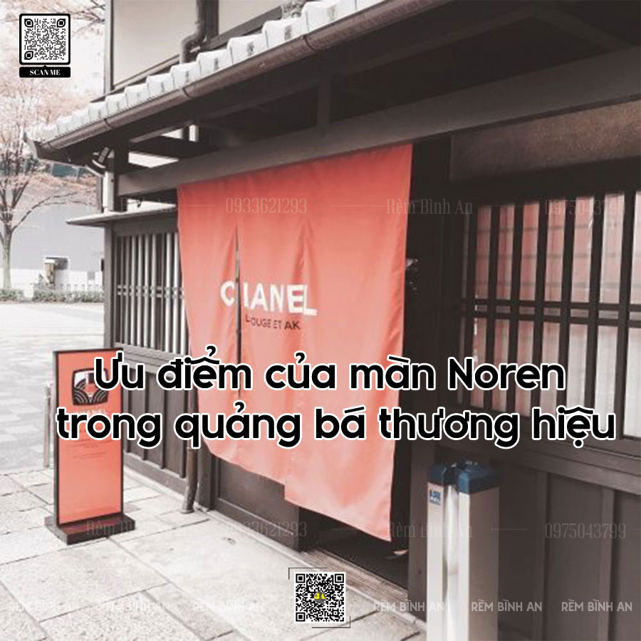 Ưu điểm của màn Noren trong quảng bá thương hiệu