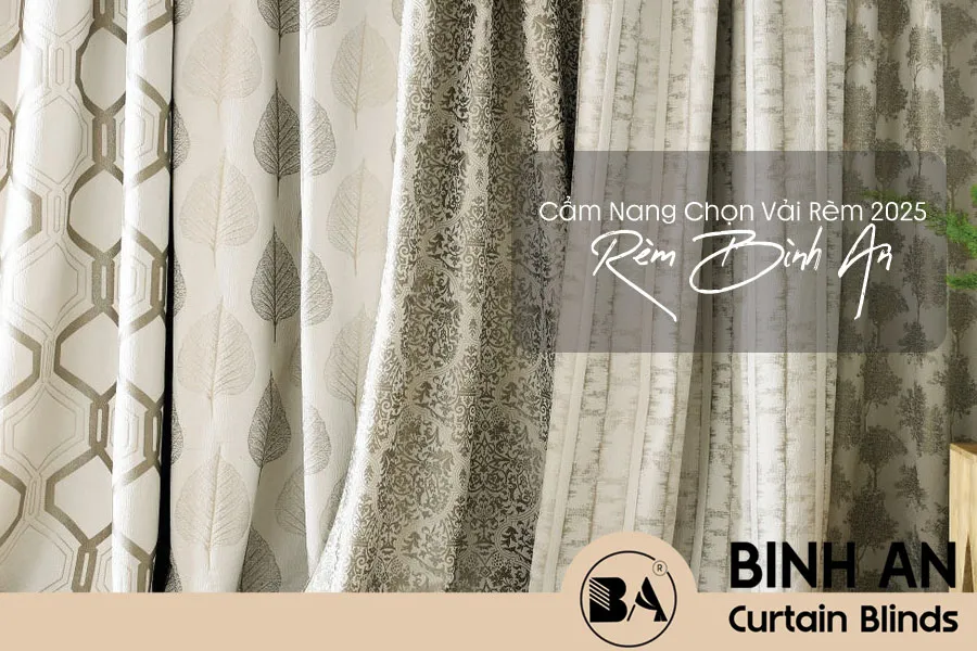 5 loại vải phổ biến được sử dụng để làm rèm cửa phòng khách