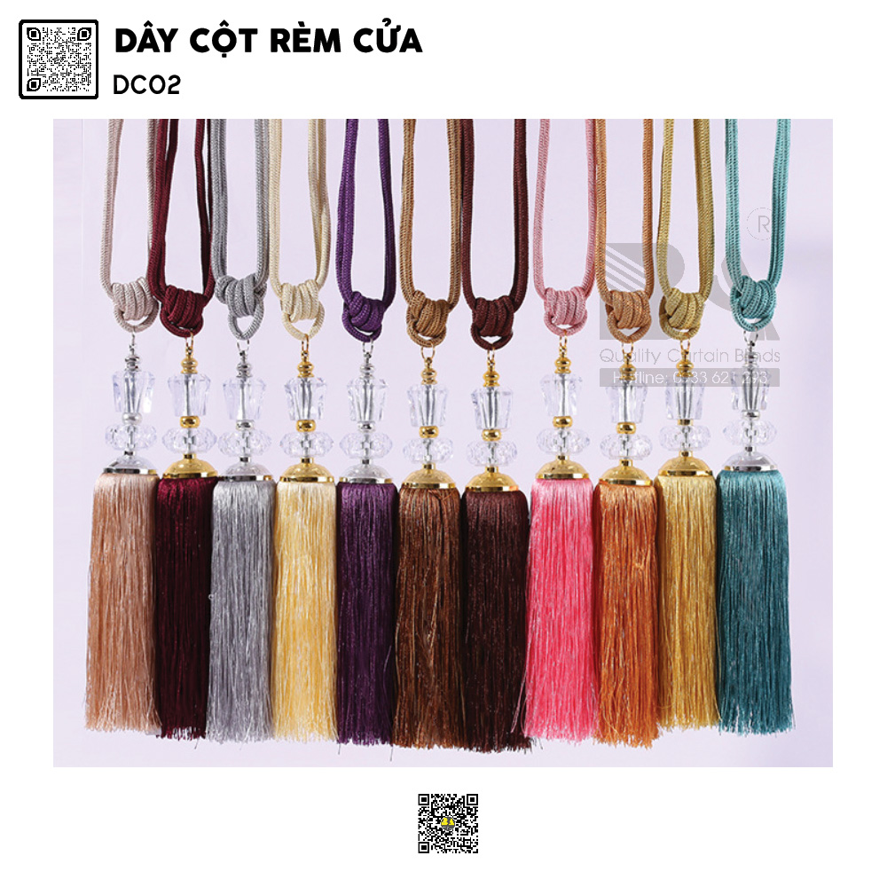 Dây Cột Rèm DC02 – Phụ Kiện Giữ Rèm Sang Trọng, Chắc Chắn