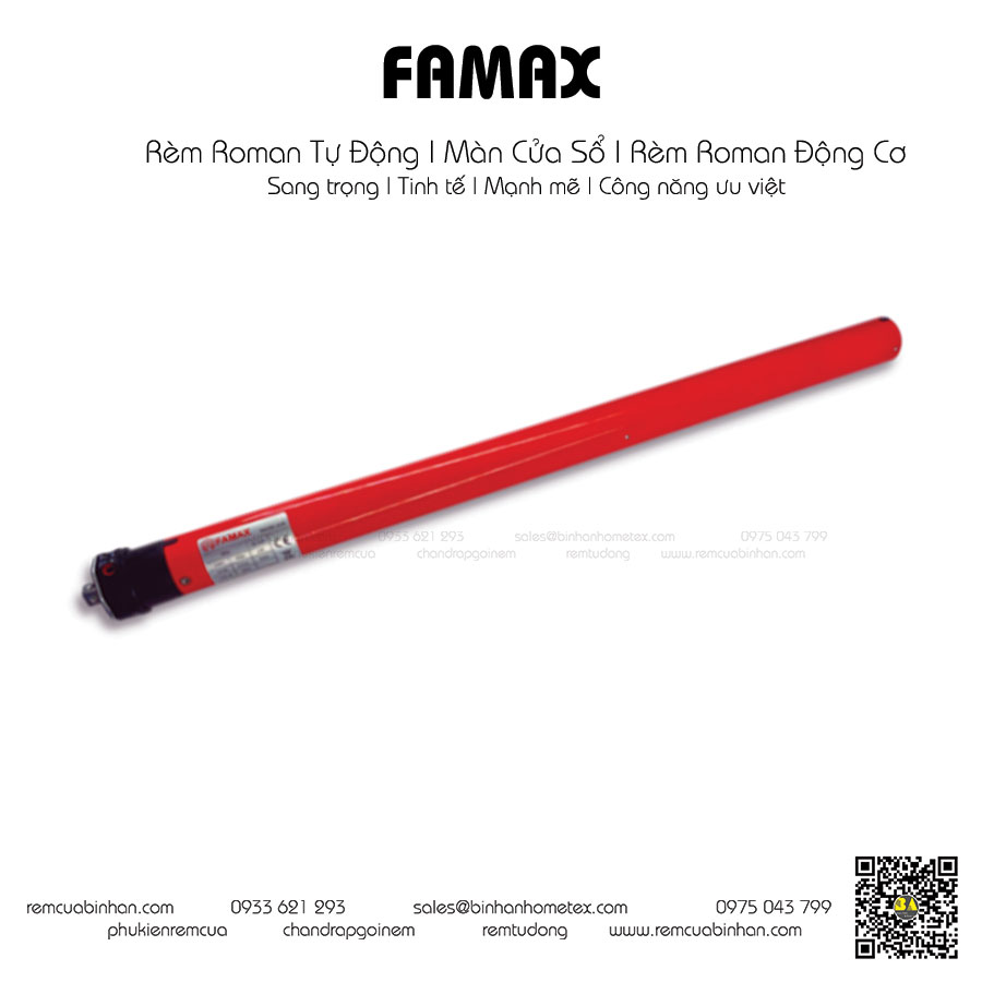 Động Cơ Rèm Roman Tự Động FAMAX Màn Roman Tự Động