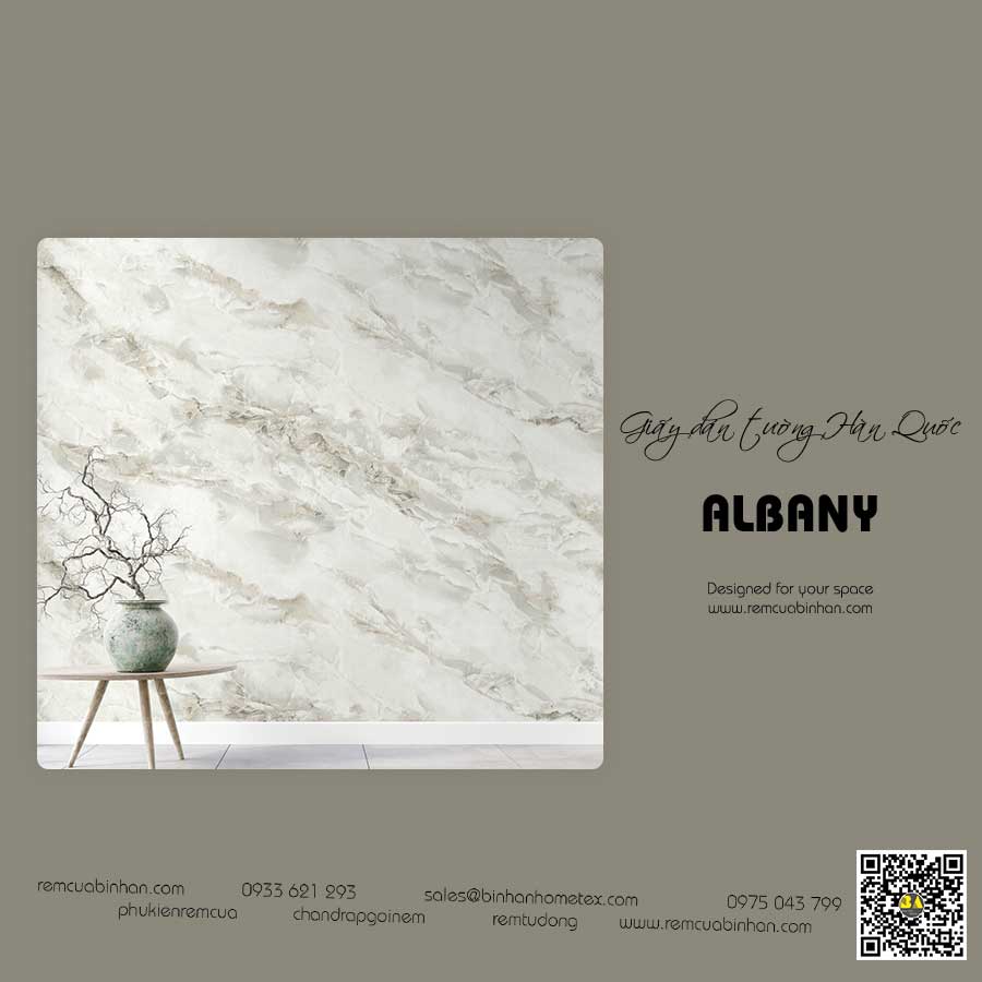 Giấy Dán Tường Hàn Quốc ALBANY Mẫu Giấy Dán Tường Đẹp