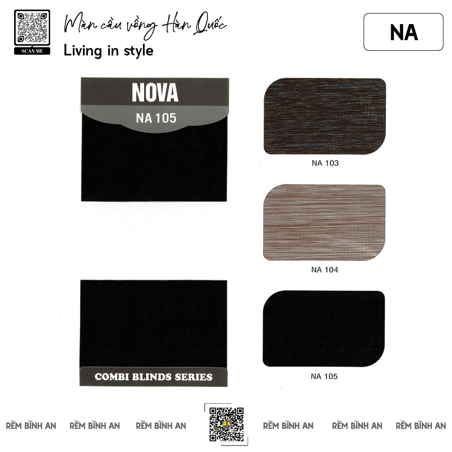 Màn Cầu Vồng NOVA – Cản Sáng 80-90%, Chống UV, Giá Rẻ-1