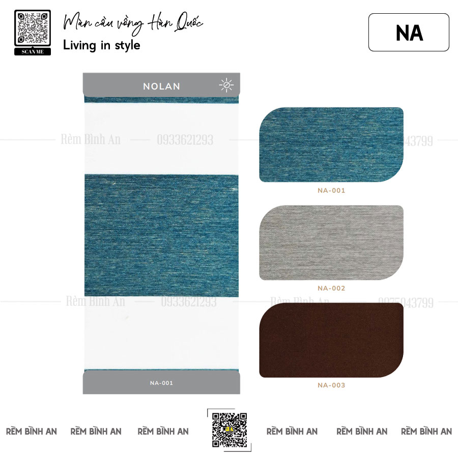 Màn Cầu Vồng Padora NOLAN – Cản Sáng Hiệu Quả, Cách Nhiệt Tối Ưu