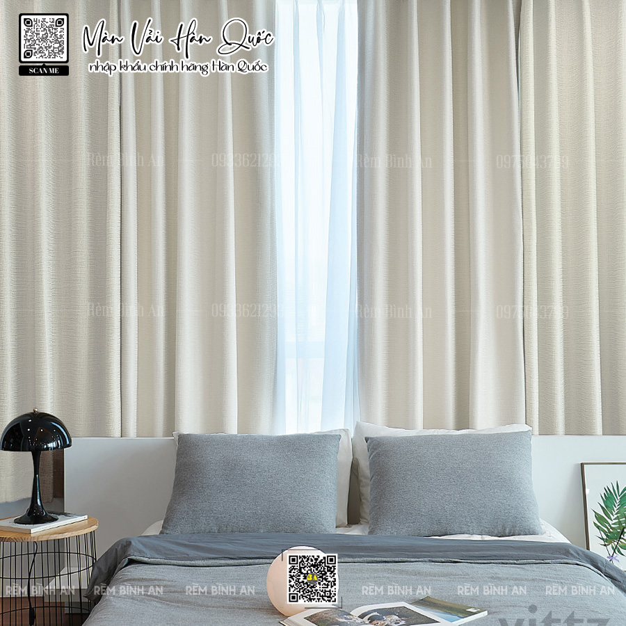Màn cửa Hàn Quốc chống nắng phòng ngủ