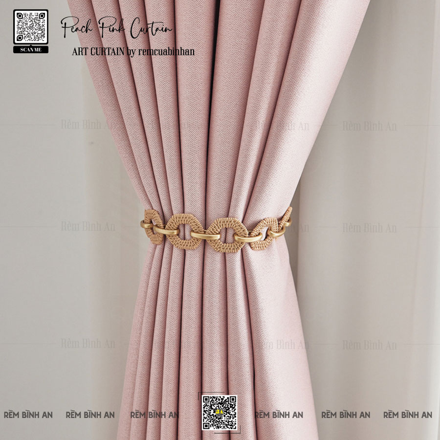 Màn Cửa Màu Hồng Đào - Xu Hướng Màu Sắc 2024