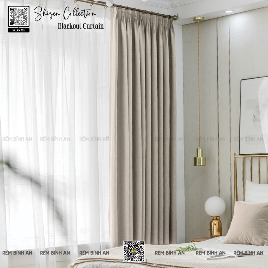 Màn Cửa SHIZEN BLACKOUT - Chống Tia UV và Nắng Gắt