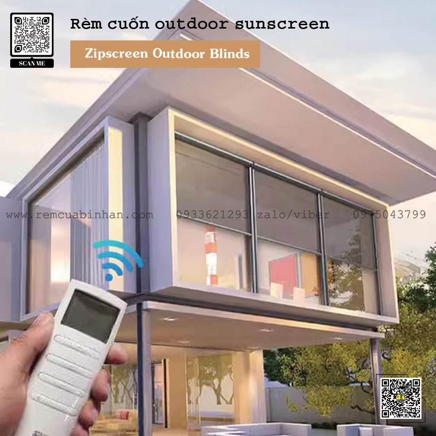 Màn Cuốn Chống Nắng Mưa Ban Công - Rèm Cửa Bình An