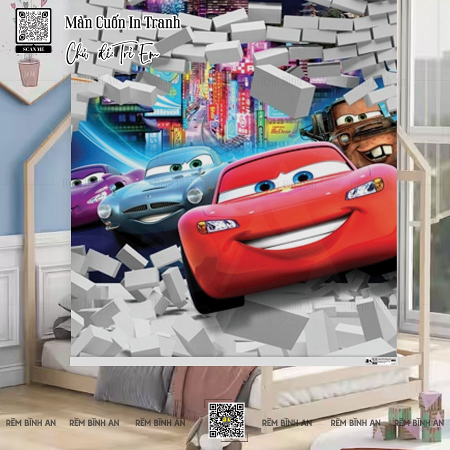 Màn cuốn tranh động vật, hoạt hình