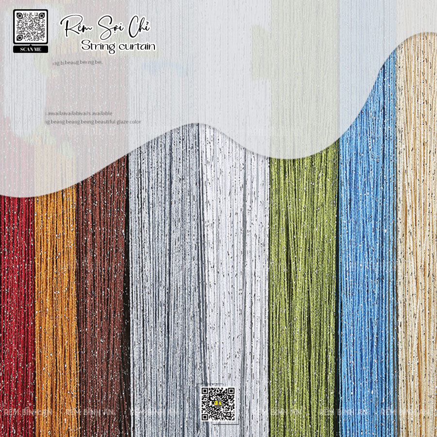 Màn Sợi Chỉ Kim Tuyến RS02 KT 1m x 2m