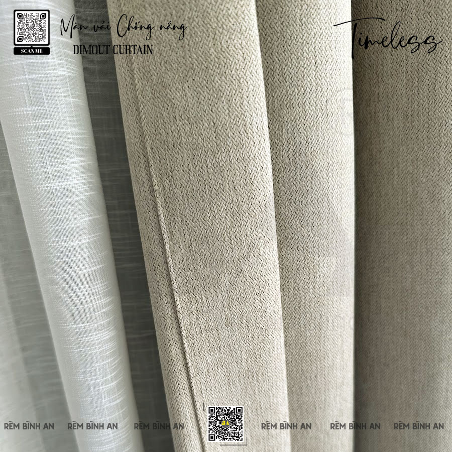 Màn Vải Bố TIMELESS - Phong Cách Japandi Sang Trọng