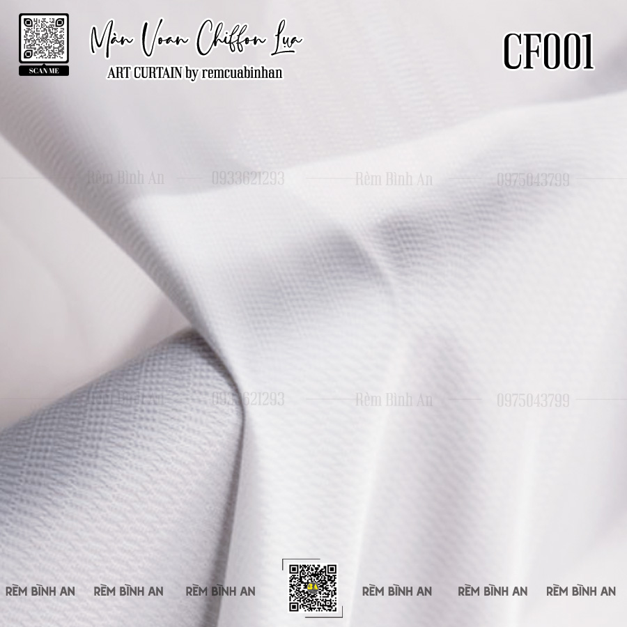 Màn Voan Chiffon Lụa Rũ Mềm Chống Trầy Xước CF001