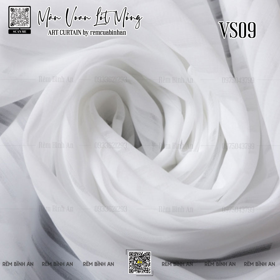 Màn Voan Sọc Bắc Âu Minimal - Cao Cấp VS09 VS10