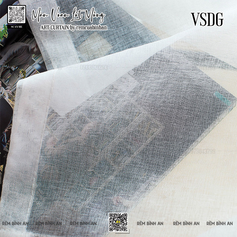 Màn Voan Trắng Giá Rẻ VSDG - Hiện Đại Tối Giản