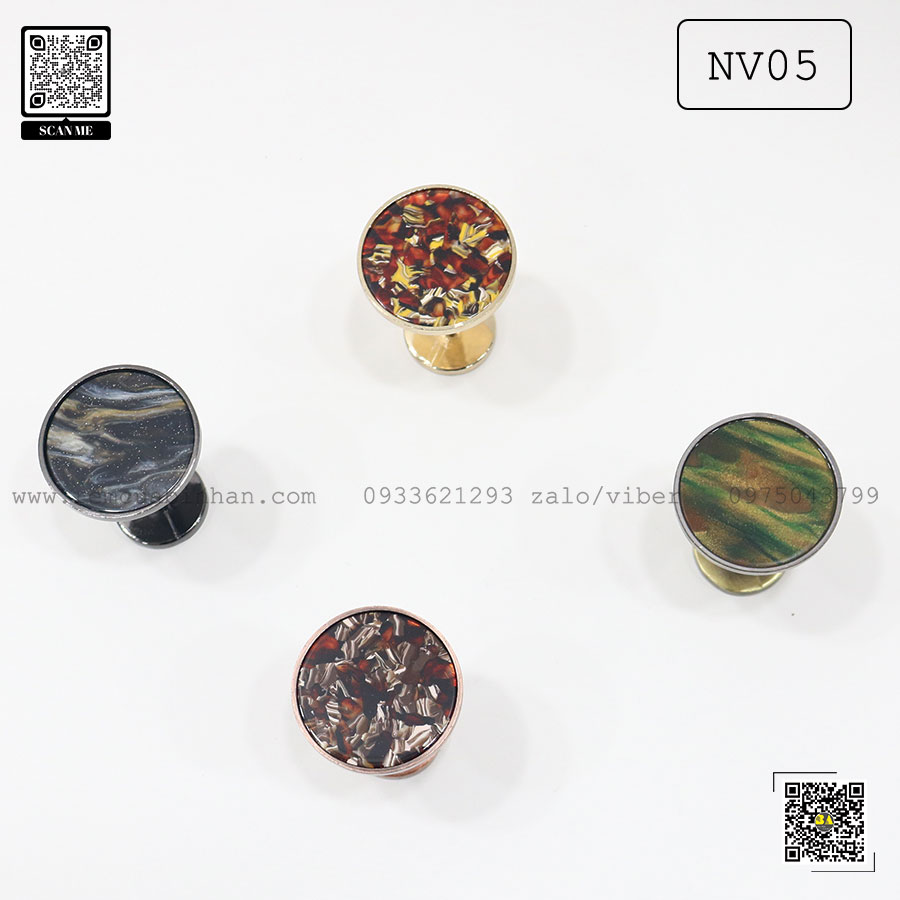 Núm Vén Rèm NV05 - Phụ Kiện Giả Đá Cẩm Thạch Cao Cấp
