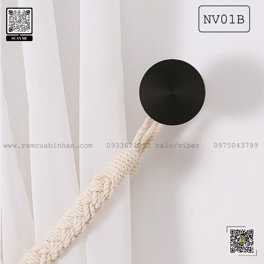 Núm Vén Rèm NV01B - Phụ Kiện Cao Cấp Cho Villa, Biệt Thự, Khách Sạn