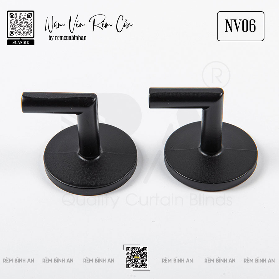 Núm Vén Rèm Cửa NV06 - Phụ Kiện Hợp Kim Nhôm Cao Cấp Bình An