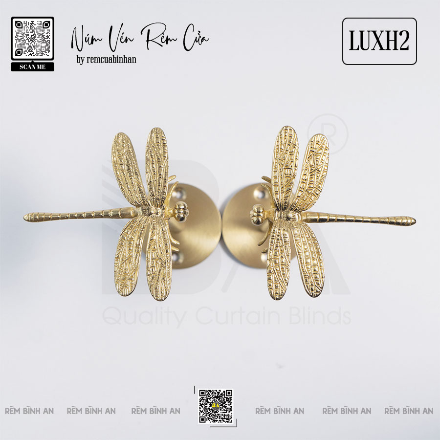Núm Vén Rèm Đồng Thau - Phụ Kiện Cao Cấp Cho Biệt Thự