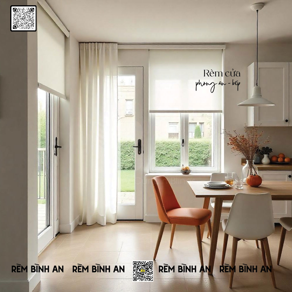 Rèm Bếp Chống Bám Bẩn – Dễ Vệ Sinh, Đa Dạng Kiểu Dáng