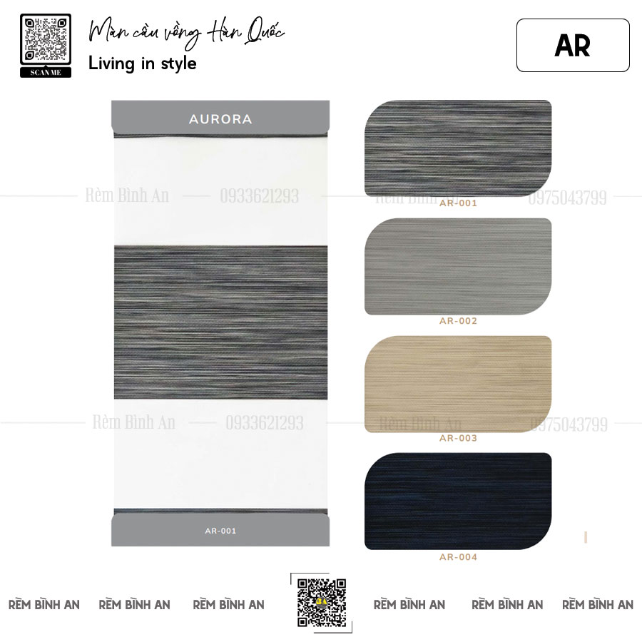 Rèm Cầu Vồng AURORA Padora – Sang Trọng, Cản Sáng Hiệu Quả