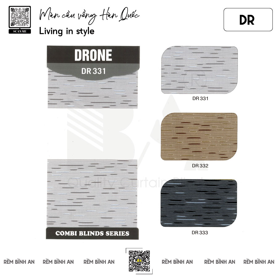 Rèm Cầu Vồng EDWIN – Cản Sáng Tùy Màu Vải, Cách Nhiệt-1