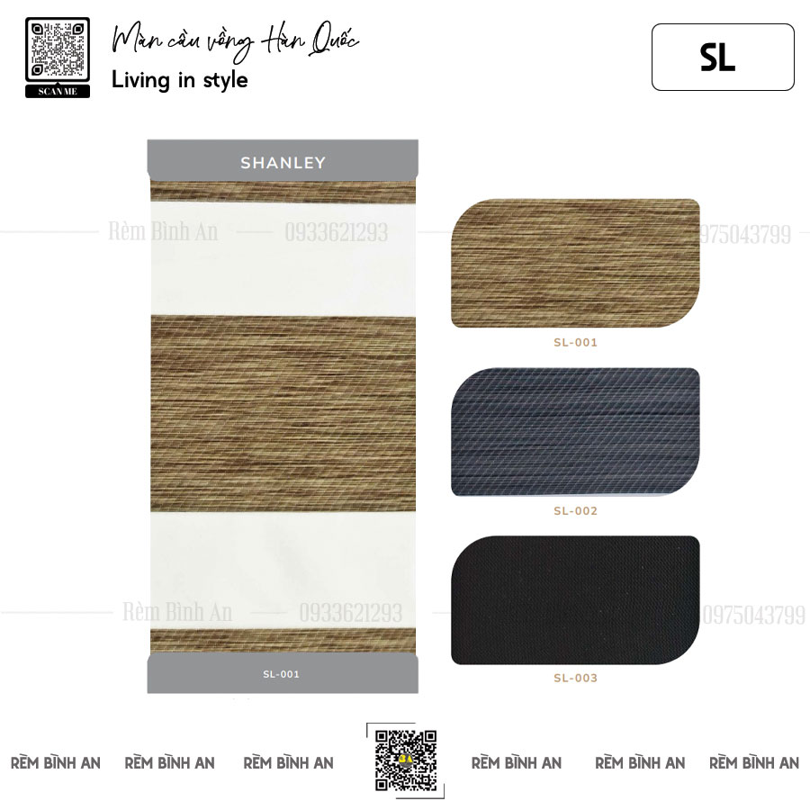 Rèm Cầu Vồng SHANLEY – Chống Nắng, Cách Nhiệt, Chống Tia UV-1