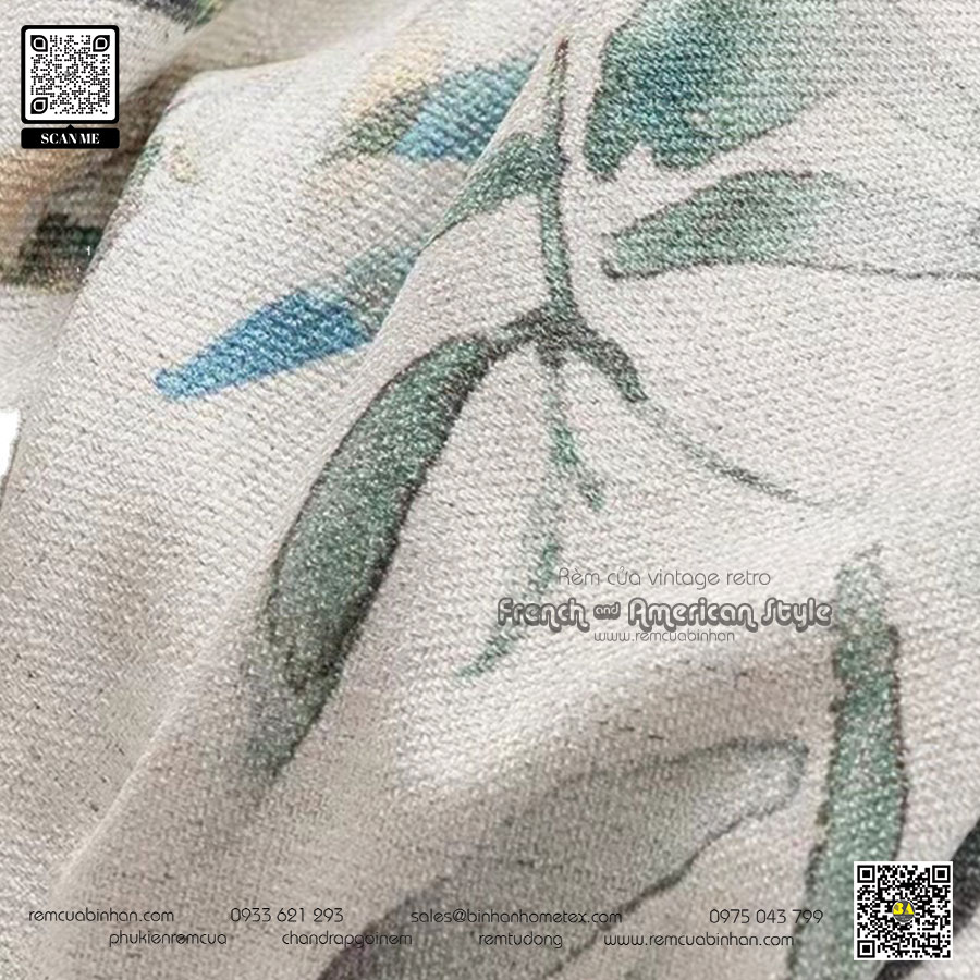 Rèm cửa hoa nhí American style | Bình An RETRO CHIC