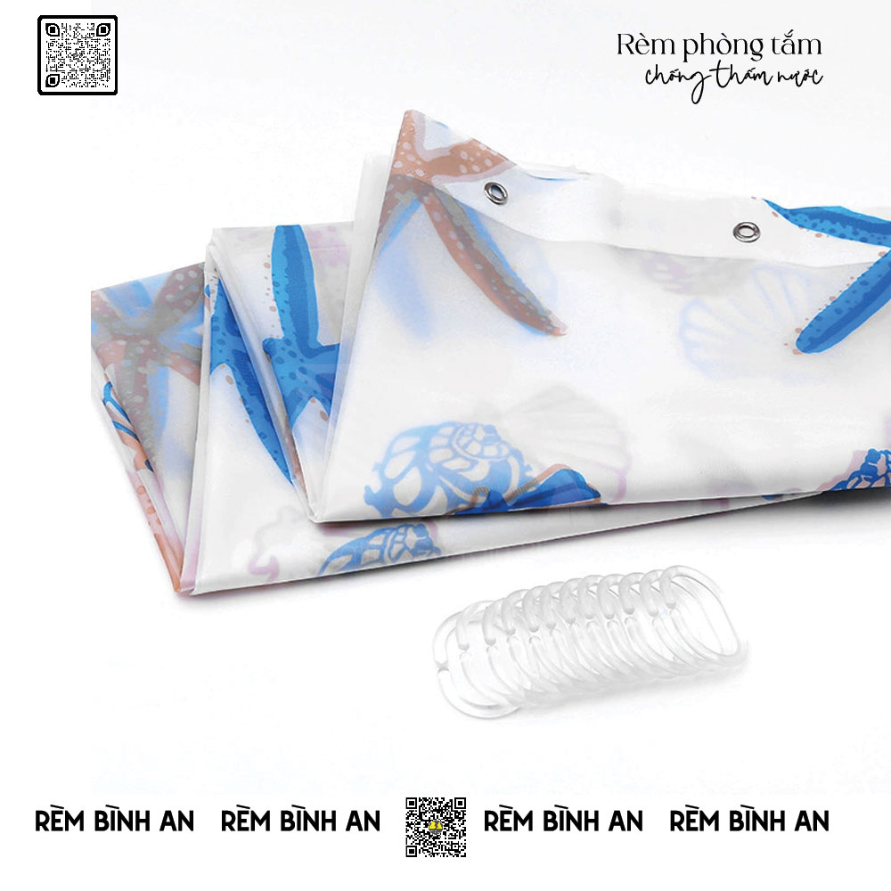 Rèm Cửa Phòng Tắm Giá Rẻ – Chống Thấm, Chống Mốc, Hàng Sẵn Giao Nhanh