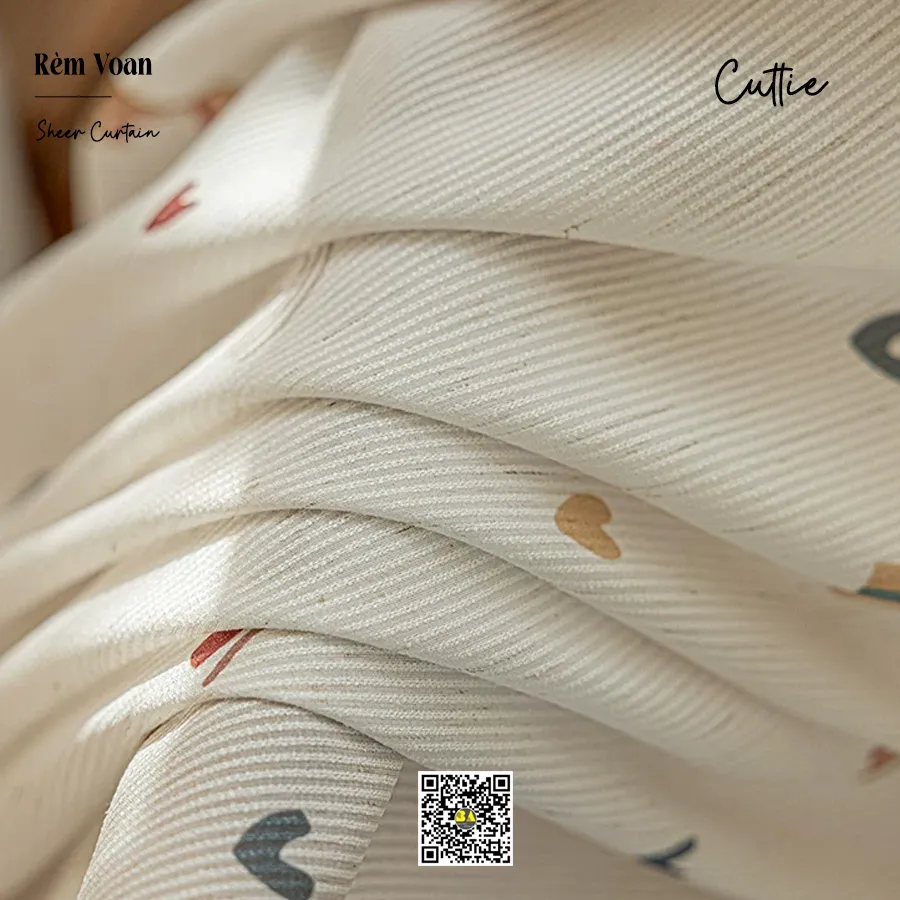 Rèm Voan Cầu Vồng Cho Bé – Nhẹ Nhàng, Trong Trẻo Cho Phòng Trẻ