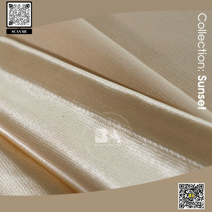 Rèm cửa SUNSET vải bóng giá rẻ | Màn rèm thả trần đẹp