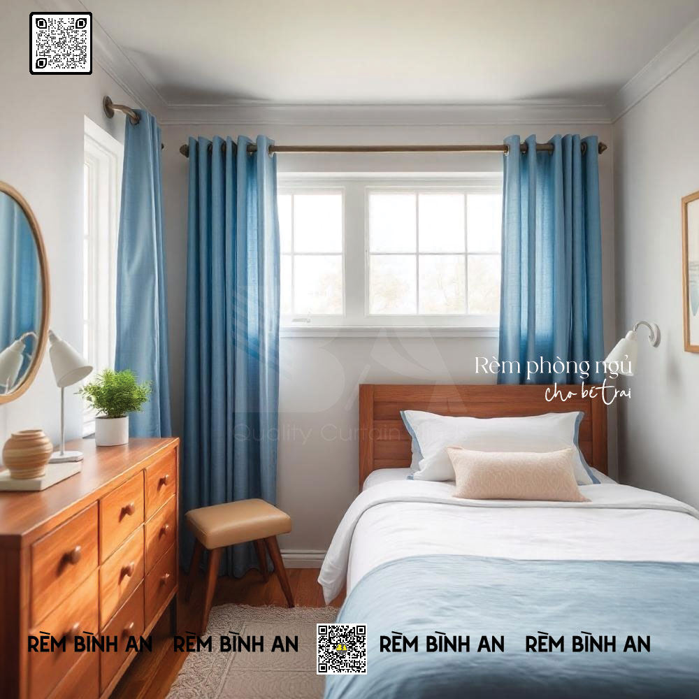 Rèm Cửa Trẻ Em Bé Trai – Chống Nắng, Bền Đẹp, Họa Tiết Cá Tính
