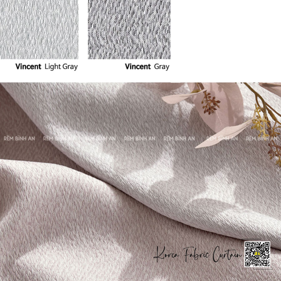 Rèm Cửa Vải Jacquard Hàn Quốc