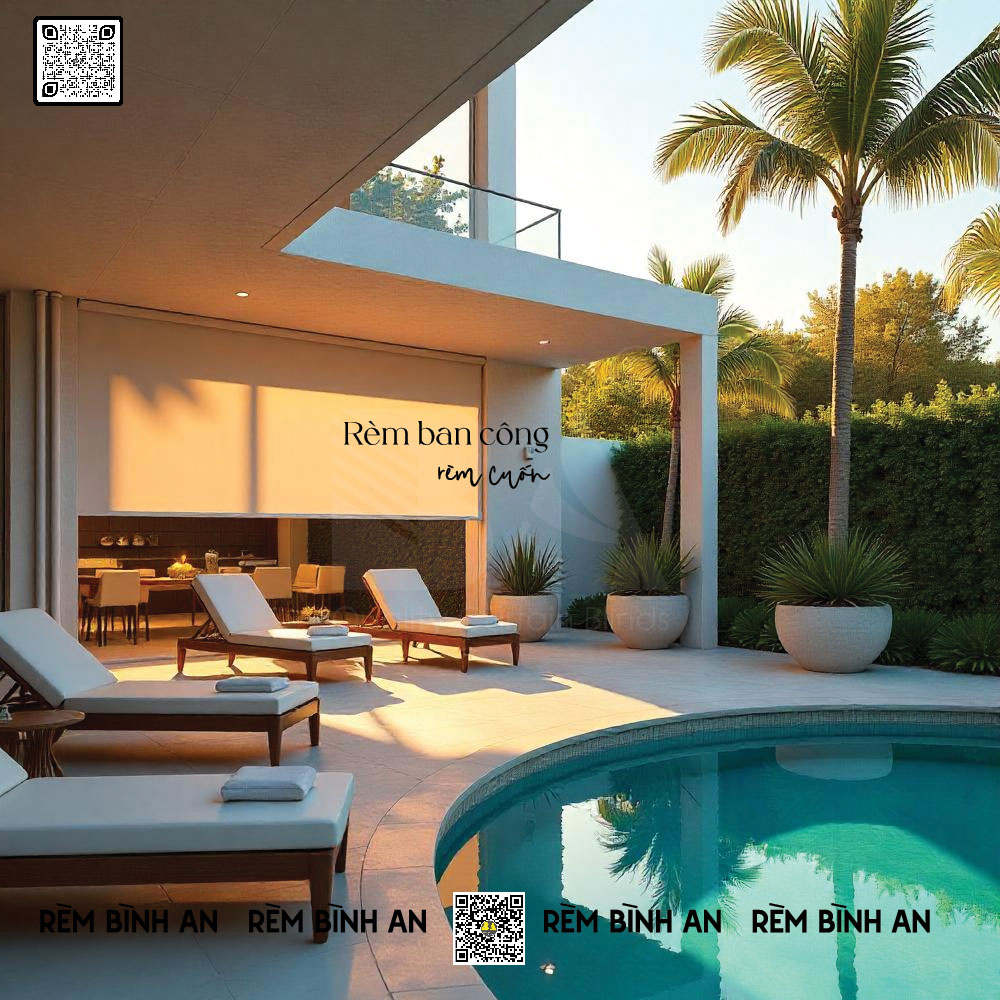 Rèm Cuốn Ban Công – Chống Nắng, Chắn Gió, Chống Thấm Nước