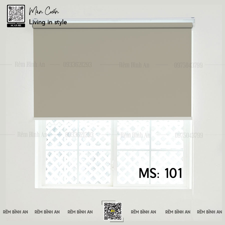 Rèm Cuốn Chống Nắng Cản Sáng BÌNH AN